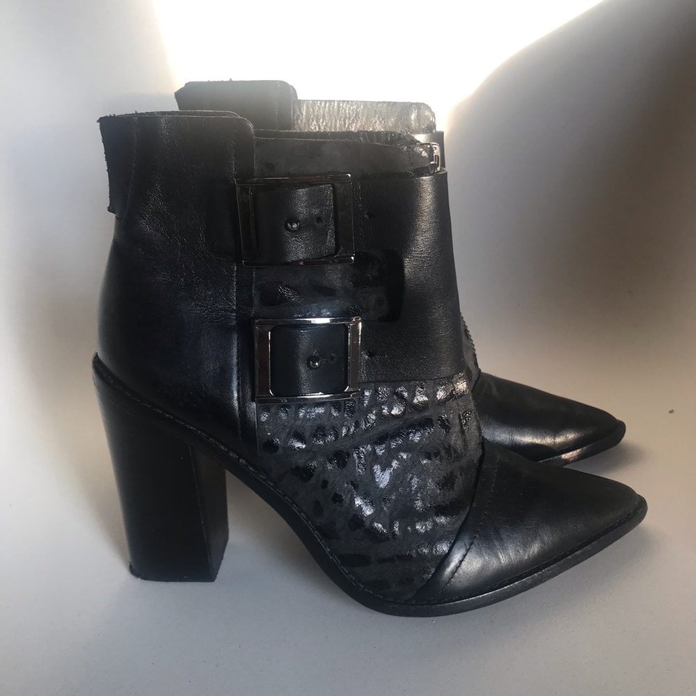 Tibi Leather ankle boots